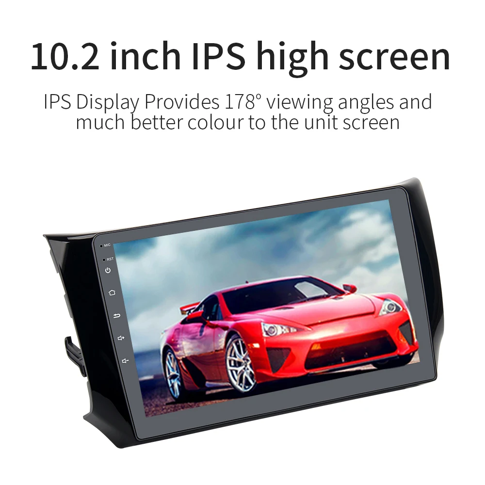 Dasaita 10 2 &quotAndroid Автомобильный GPS радио плеер для Nissan Sylphy B17 Sentra с восьмиядерным 4 Гб