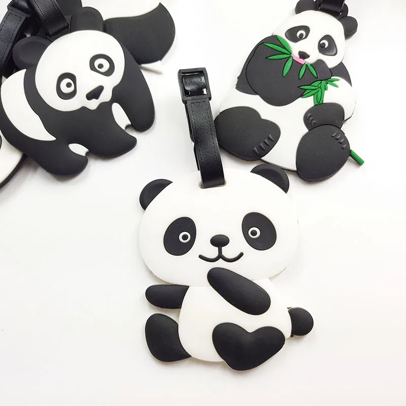IVYYE Kawaii панда серии аниме сумка аксессуары багажная бирка на чемодан ID адреса