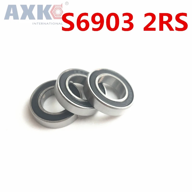 Axk S6903-2rs Stainless Steel 440c Hybrid Ceramic Deep Groove Ball Bearing 17x30x7mm 6903 61903 Cb Abec-5 | Обустройство дома