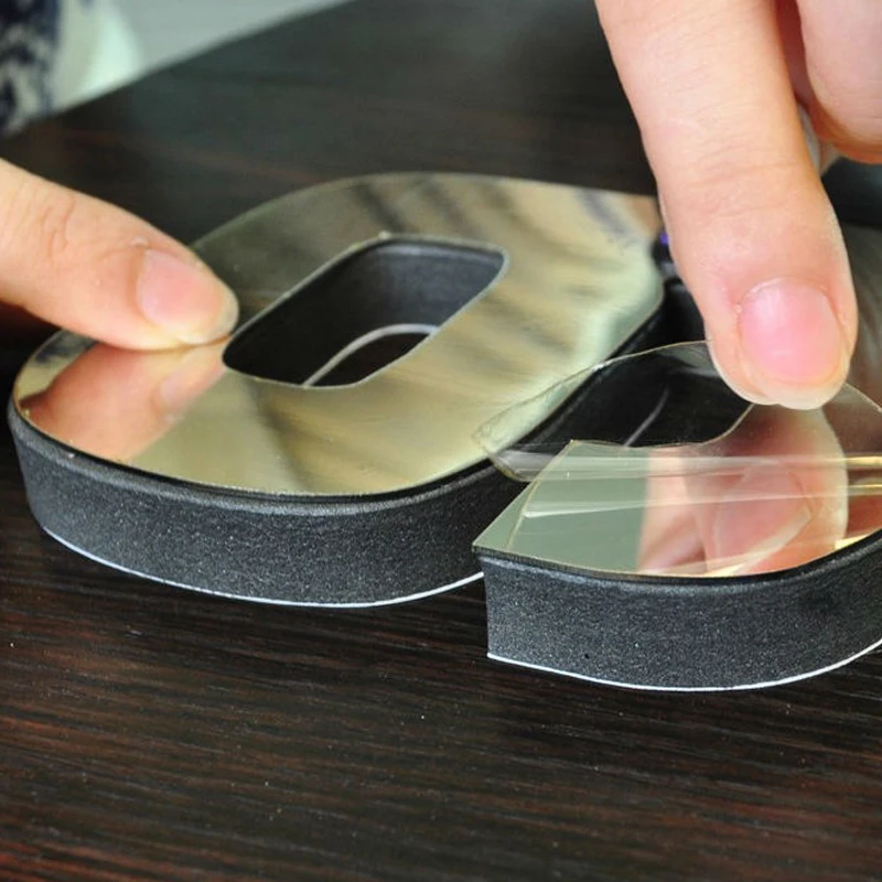 Бесплатная доставка модные 3D настенные часы большого размера зеркальные