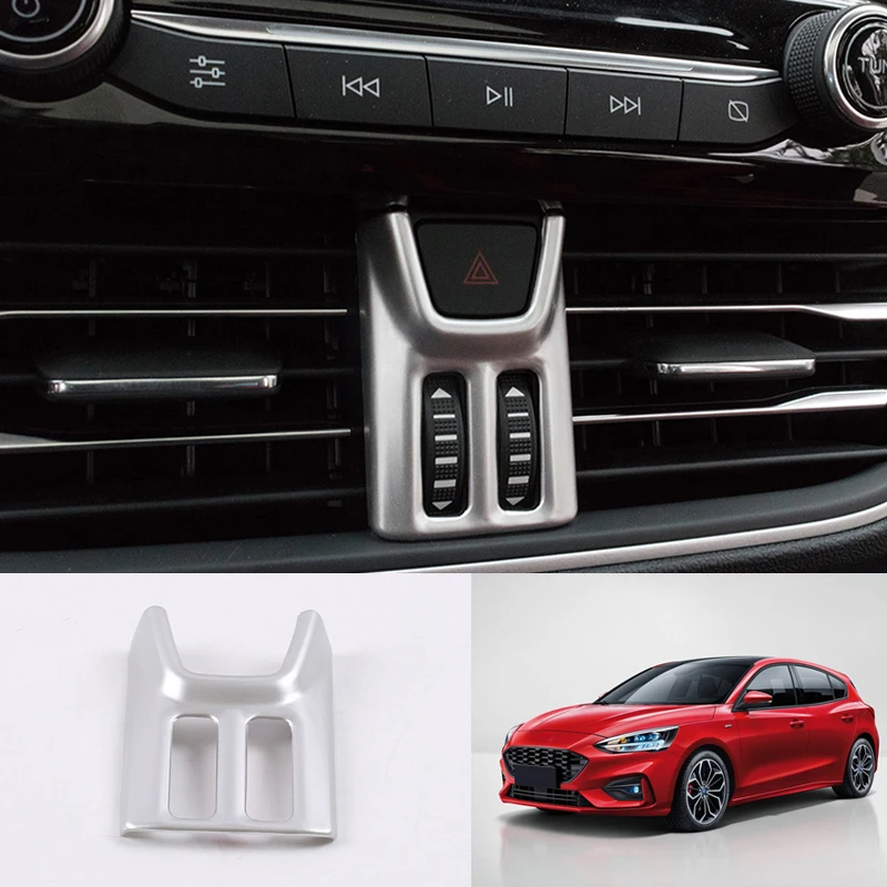 Цветной Предупреждение ющий светильник для Ford Focus 2019 2021 рамка кнопки Накладка