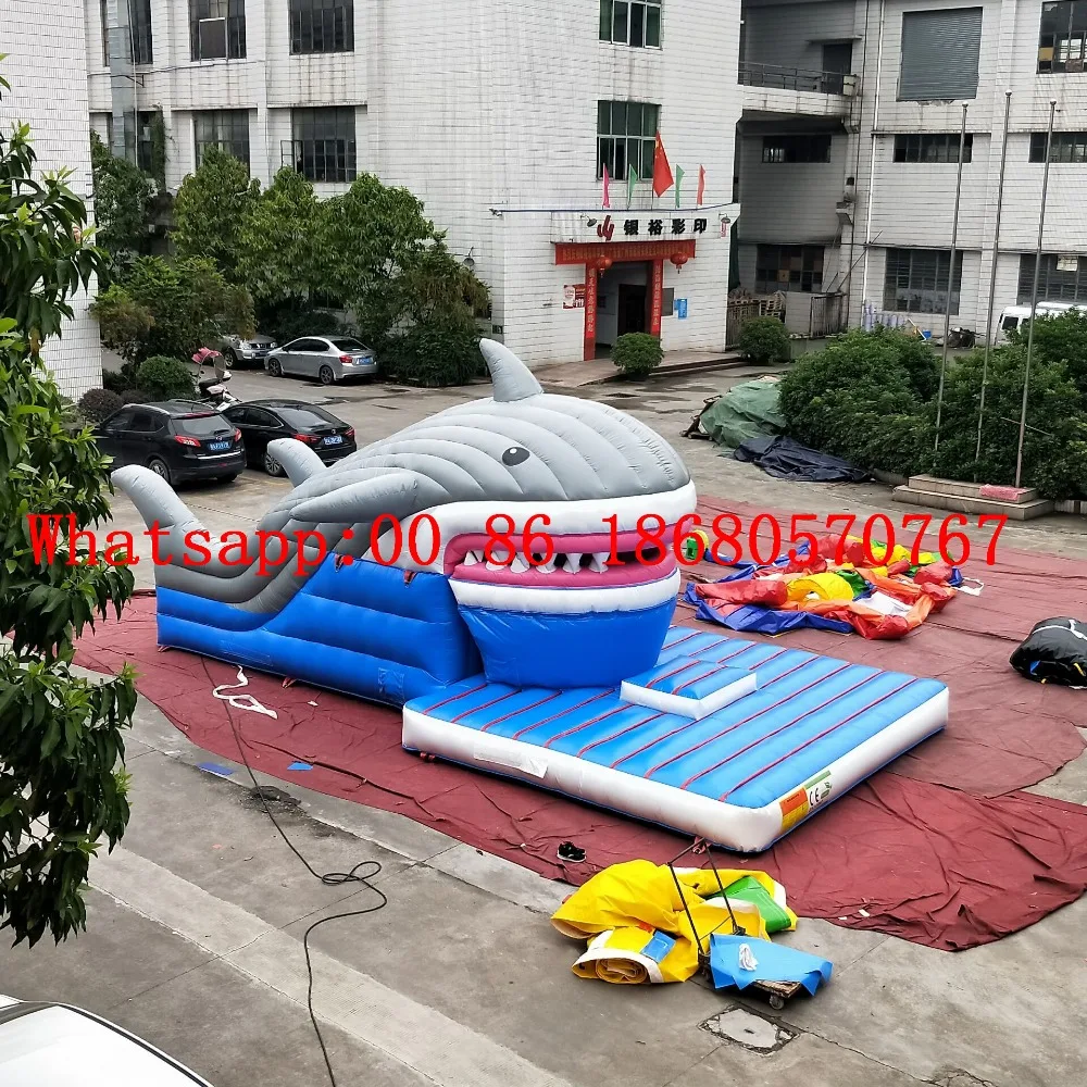 

(China Guangzhou) Factory direct inflatable slide / castle / trampoline / pool slide YLY-W66