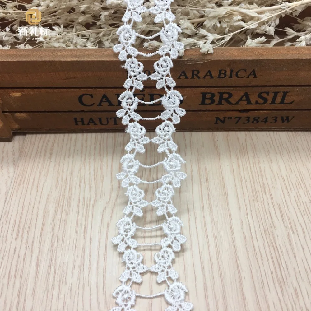 

15Yards Hot Sale White Lace Trim Black Lace Fabrics Garment Ribbon Headband Wedding Party Decoration DIY Sewing Materials