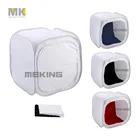 Профессиональный софтбокс для фотостудии, палатка для съемки, софтбокс, кубический бокс 60x60 см, световая палатка для фотосъемки + Портативная сумка + 4 фона, световой короб