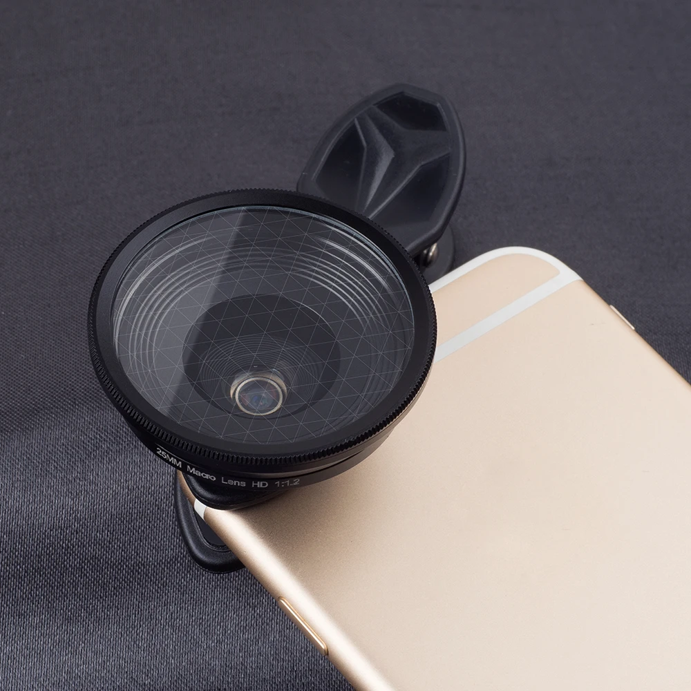 APEXEL 25mm Microscope Cellphone lens 2in1 Camera and 20X Macroens Optical Mobile Phone Lens With Star Fliter For Phones | Мобильные