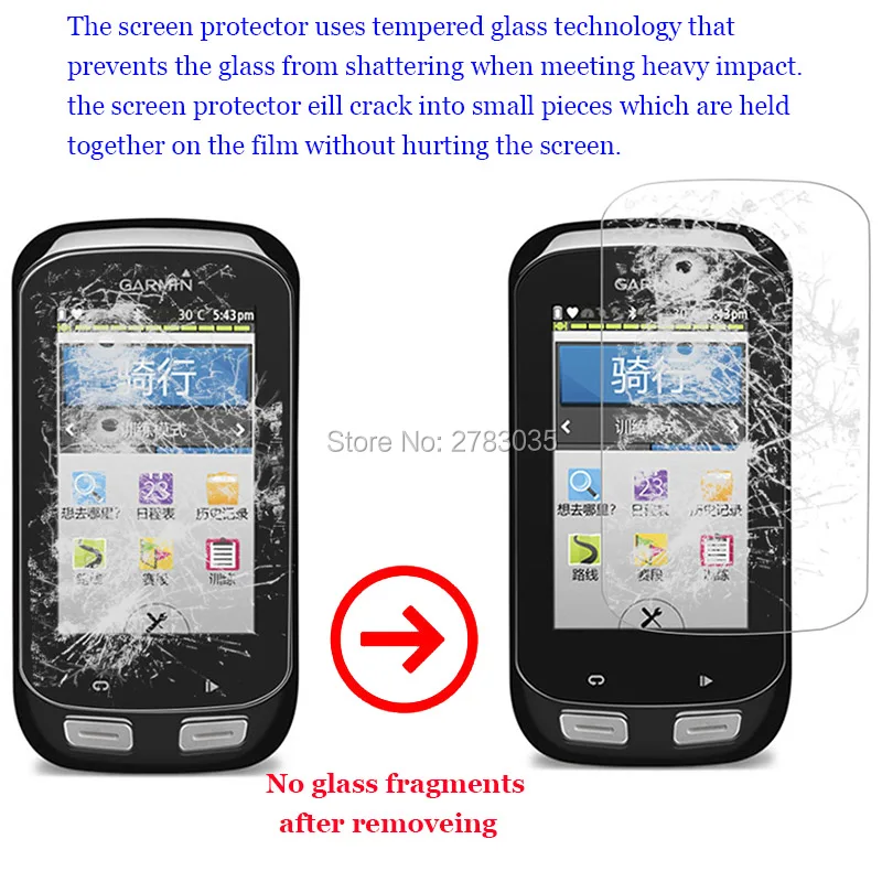 10 шт./лот для Garmin Edge 130 520 Plus 530 820 830 1000 1030 2.5D ультратонкая закаленная Защитная