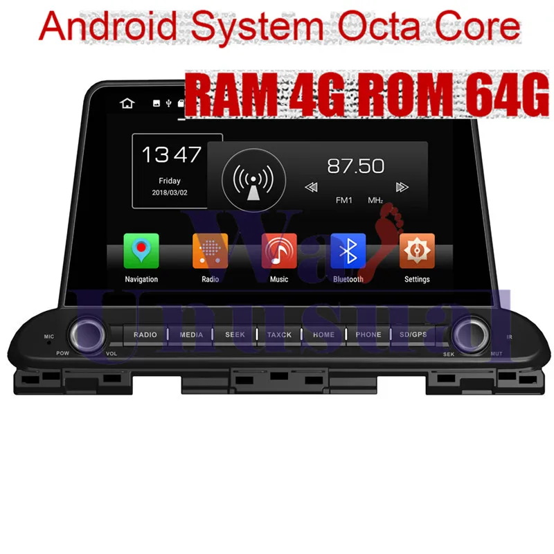 Wanuary Android 8 0 Автомобильный мультимедийный GPS навигационный плеер для KIA CERATO/FORTE 2018