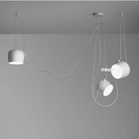 modern drum pendant lights fixture nordic white black single 234 droplights home indoor lighting ac110v 220v hanging lamps