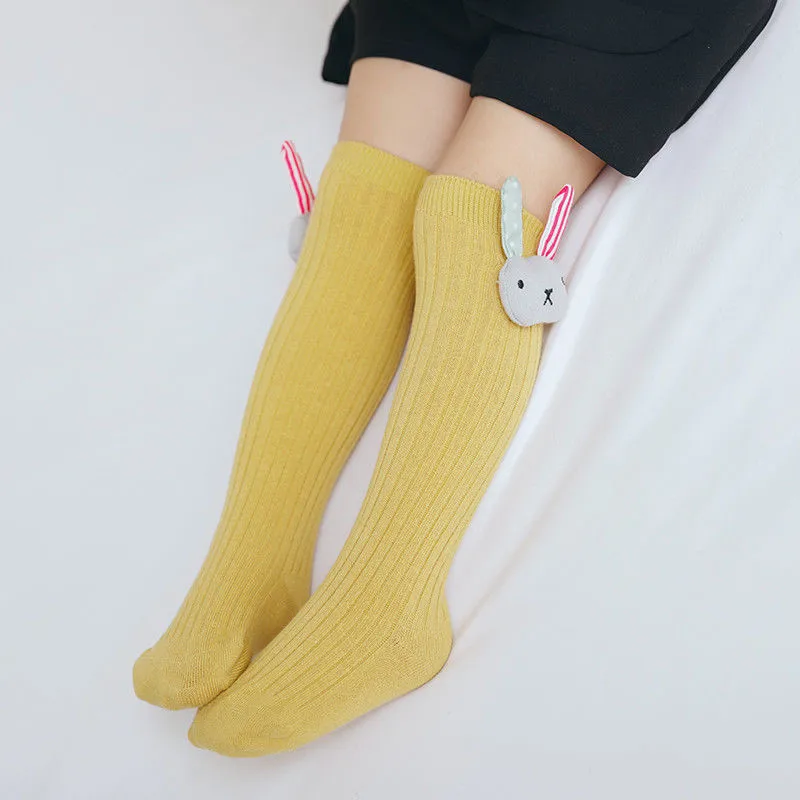 Милые чулки Детские хлопковые колготки с рисунком для девочек носки малышей