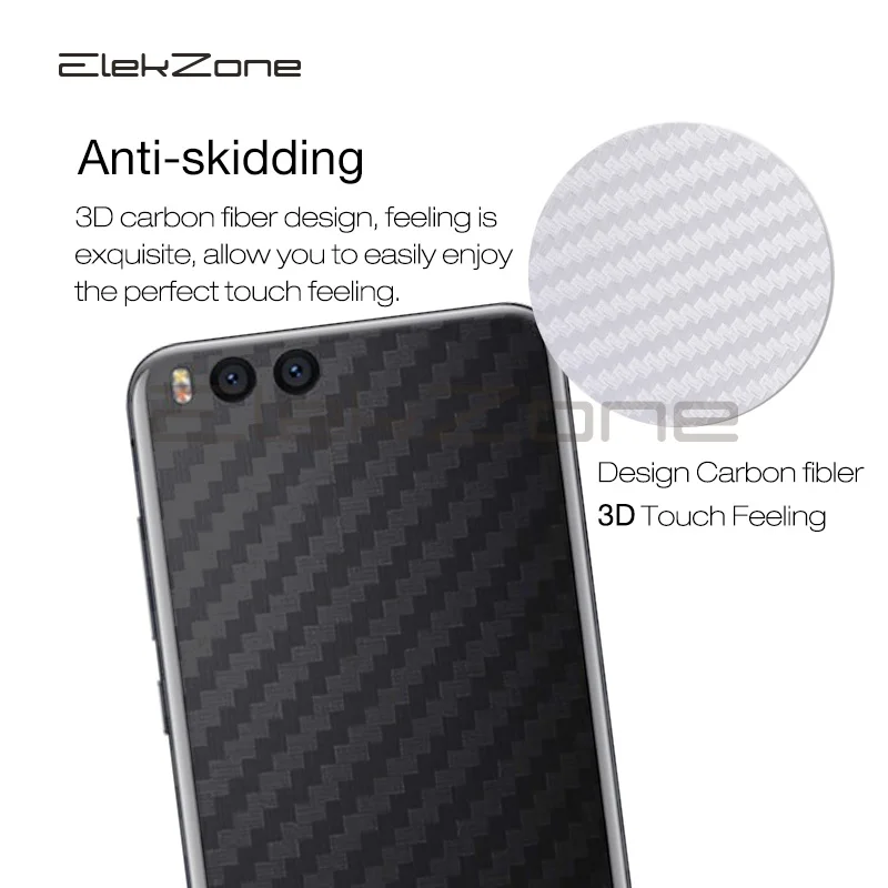 5Pcs/lot 3D Carbon Fiber Back Cover Protective Film For Xiaomi Note 3 Rear Screen Protector For MI MAX MAX2 MAX3 MIX MIX 2 2S