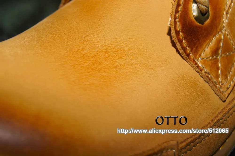 OTTO 2017 подлинная кожа коровы мартин сапоги высокий верх ботильоны на открытом