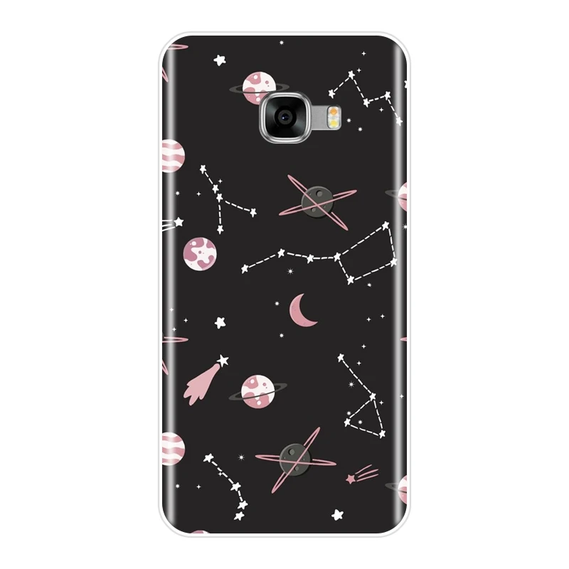 ТПУ задняя крышка для samsung Galaxy C5 C7 C8 мягкий силиконовый художественный Звездный космический созвездие чехол для телефона для samsung Galaxy C5 C7 C9 Pro