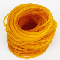 1000pcspack 45mm rubber bands for school office anti aging rubber ring strong elastic yellow color stationery papelaria