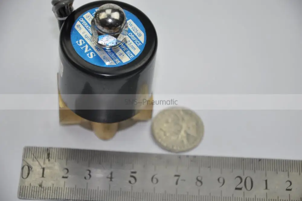 Электромагнитный клапан для метанового газа пропанового топлива 2 позиционный