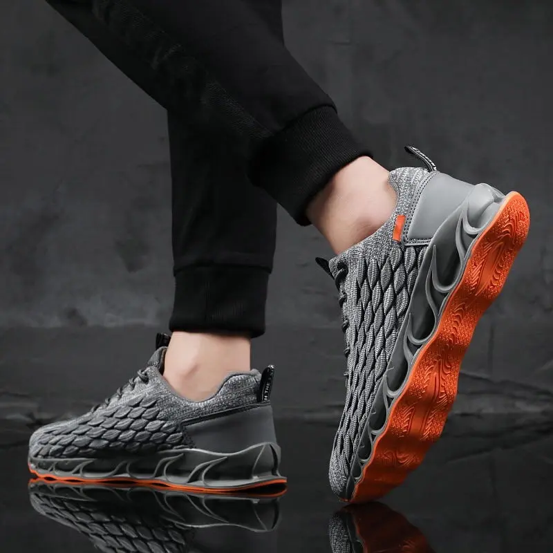 Роскошный бренд 2019 новая дышащая удобная сетчатая Мужская обувь повседневные