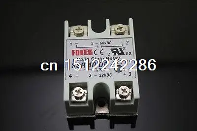 1pcs Soild State Relay SSR-40 DD DC-DC 40A 3-32VDC/5-60VDC | Обустройство дома