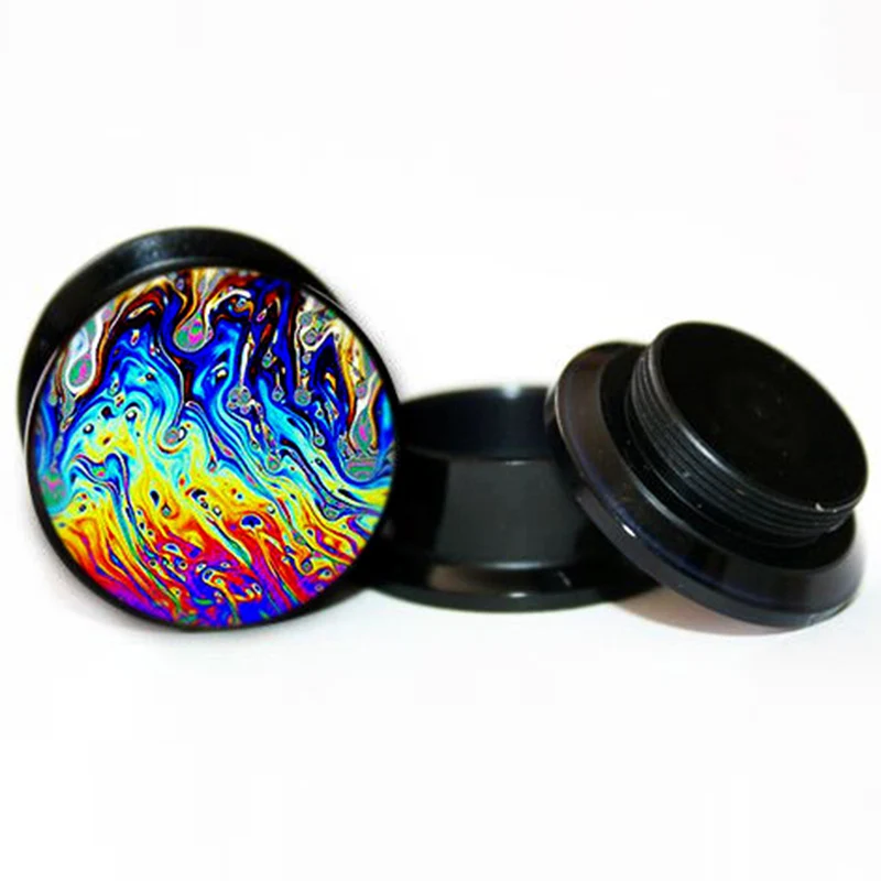 1 пара акриловых радужных эфирных масел диффузор винт туннель затеняющие уши