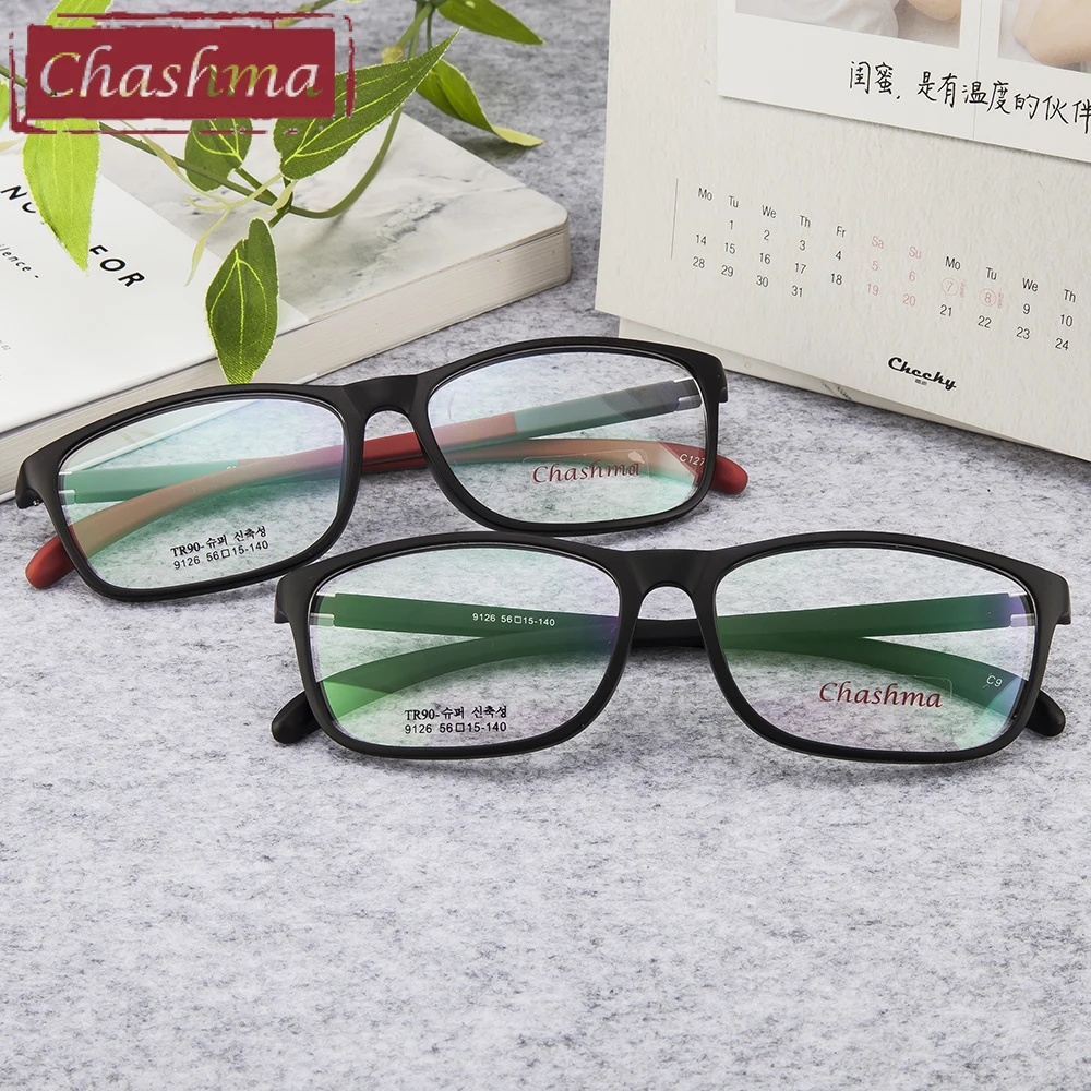Бренд Chashma спортивный стиль TR 90 очки для женщин и мужчин оптическая оправа гибкие
