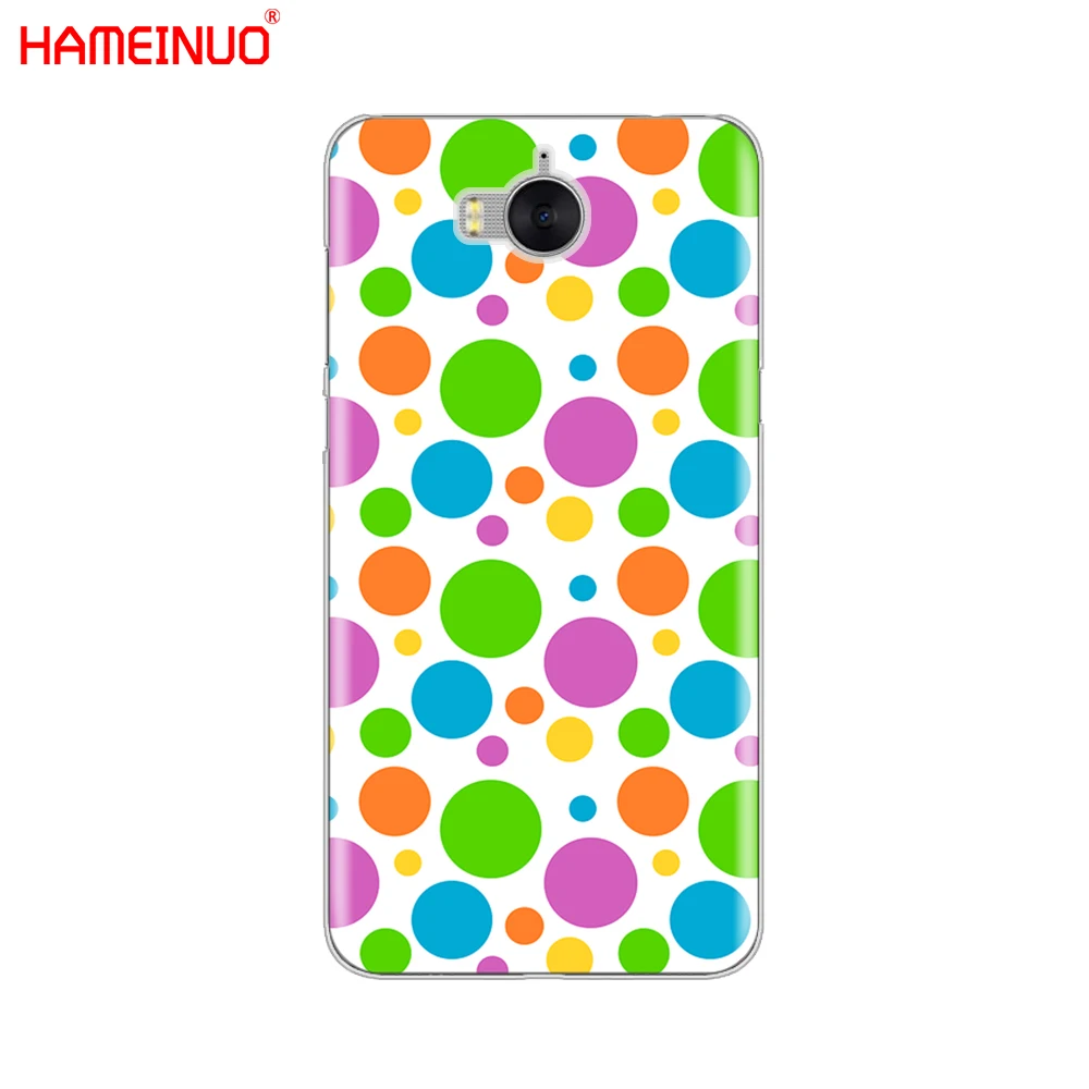 Чехол для мобильного телефона с узором в горошек huawei honor 3C 4X 4C 5C 5X 6 7 Y3 Y6 Y5 2 II Y560 Y7 2017