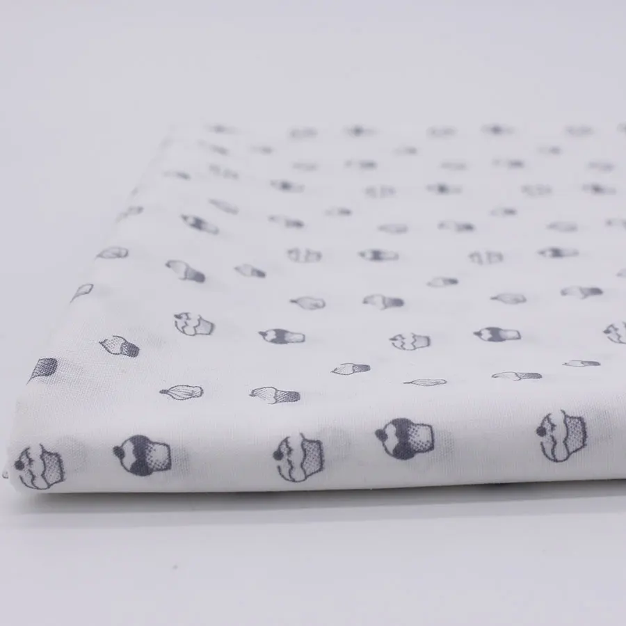 Cake Print Plian Cotton Fabric Fabrics For Dress Shirt DIY Sewing Patchwork Tissue Tilda Doll Cloth Home Crafts cake Set | Дом и сад