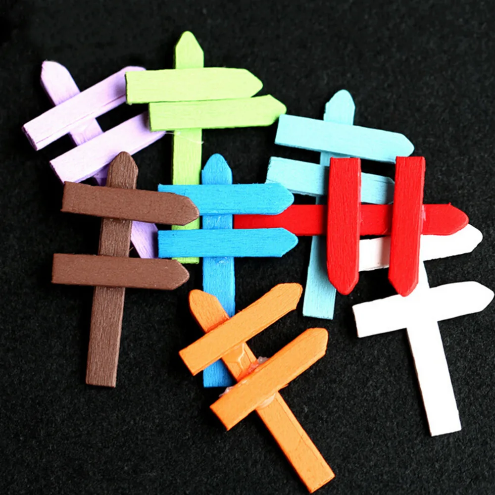 10 шт. Изделия из дерева светодиодная вывеска светодиодные вывески сказочные