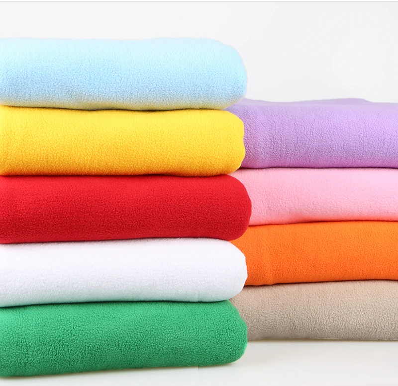 

2019 New Arrival 15 Colors 100 Polyester Fleece Fabric For Patchwork Handmade DIY Sewing Stuffed Cloth Doll Fabric D30