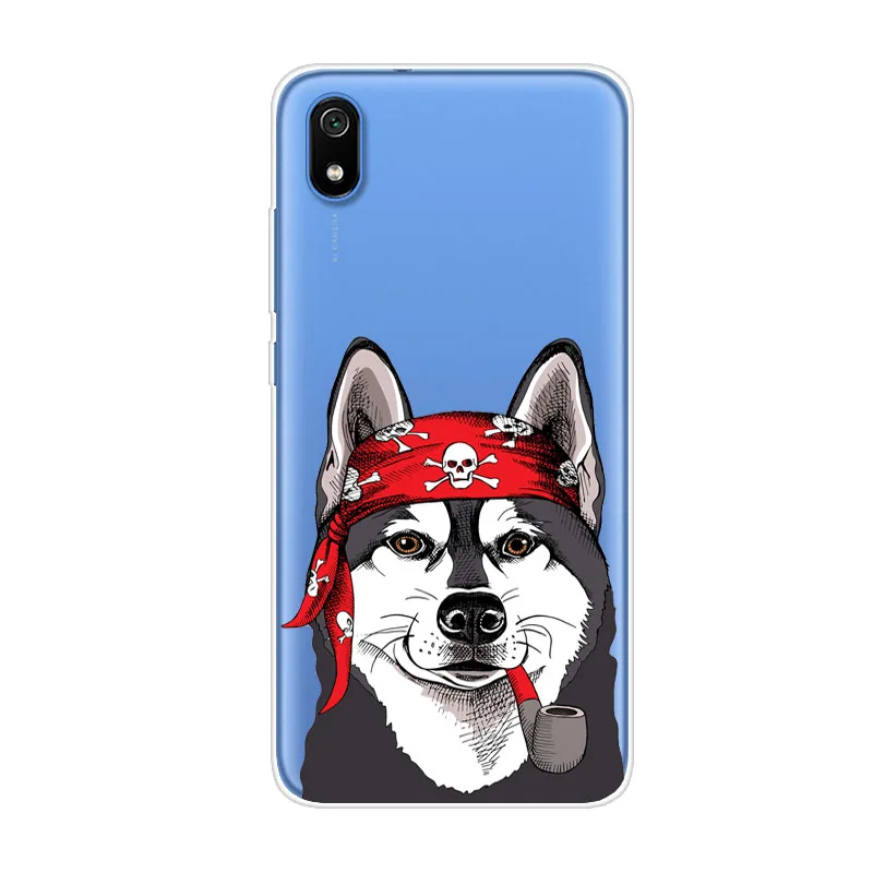 Чехлы для Xiaomi Redmi 7A чехол Мягкая силиконовая задняя защитная крышка телефона