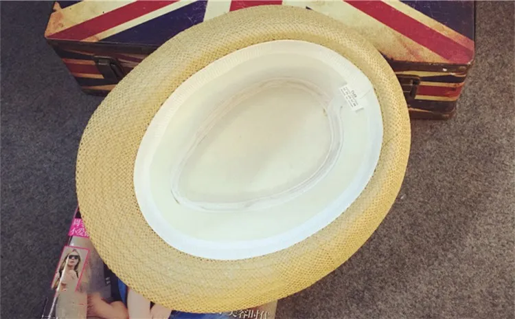 Hot Unisex Fashion women's summer hat Casual Beach Sun Straw Hat Gangster Cap | Аксессуары для одежды