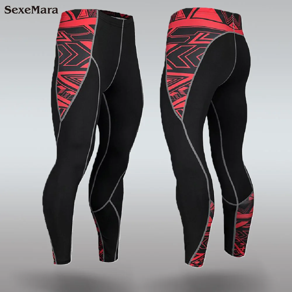 Trousers Компрессионный мужской спортивный костюм для бега, леггинсы для бега, одежда для фитнеса, спортзала, спортивная одежда для мужчин - Цвет: Trousers