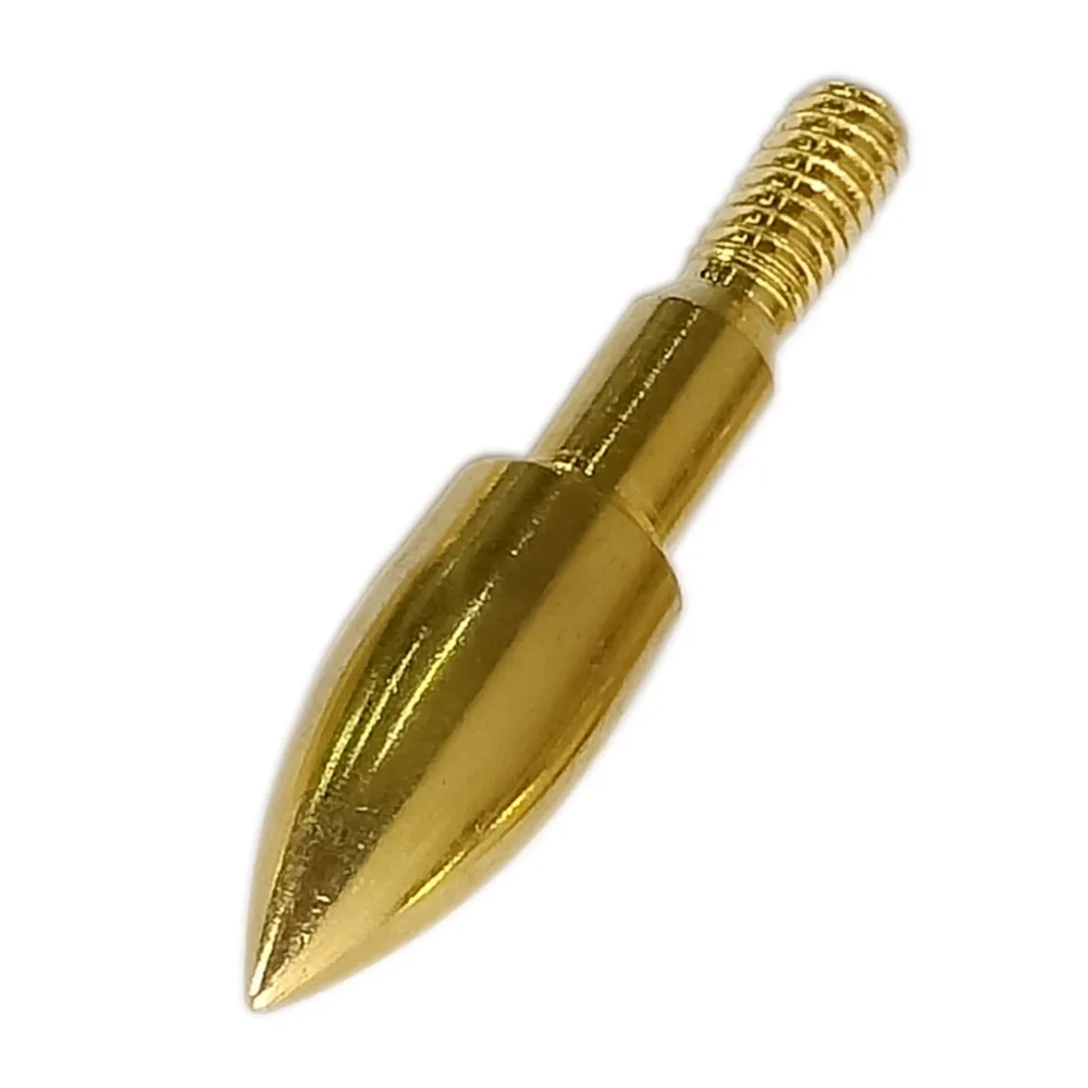 

24 шт. покрытие желтый 100 Гран наконечники пули для OD 7,4 мм карбоновый вал использовать стрелы для стрельбы из лука