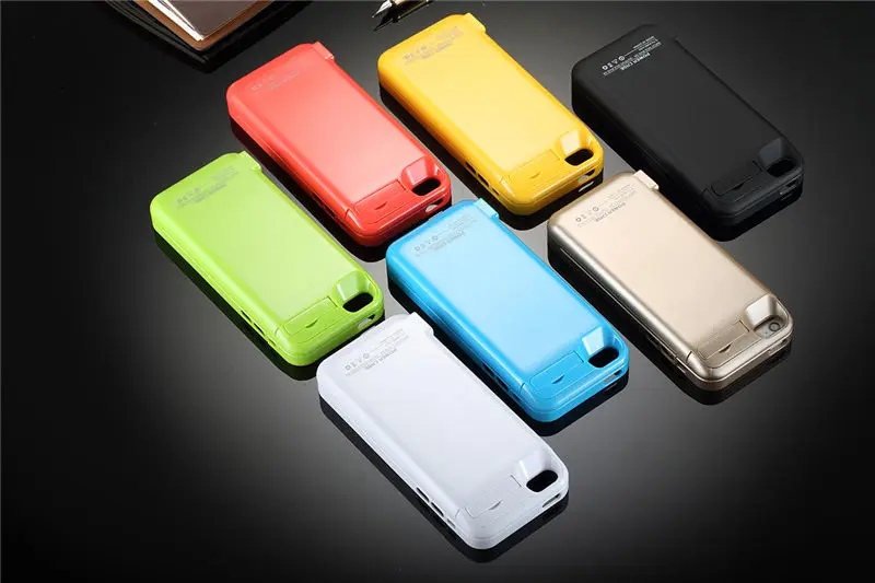 4200mah 5s battery charger case for iphone 5c 5 5s se usb power bank pack stand powerbank case backup charging back cover free global shipping