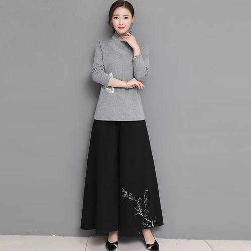 2018 весенняя и осенняя винтажная женская футболка с длинным рукавом хлопковые