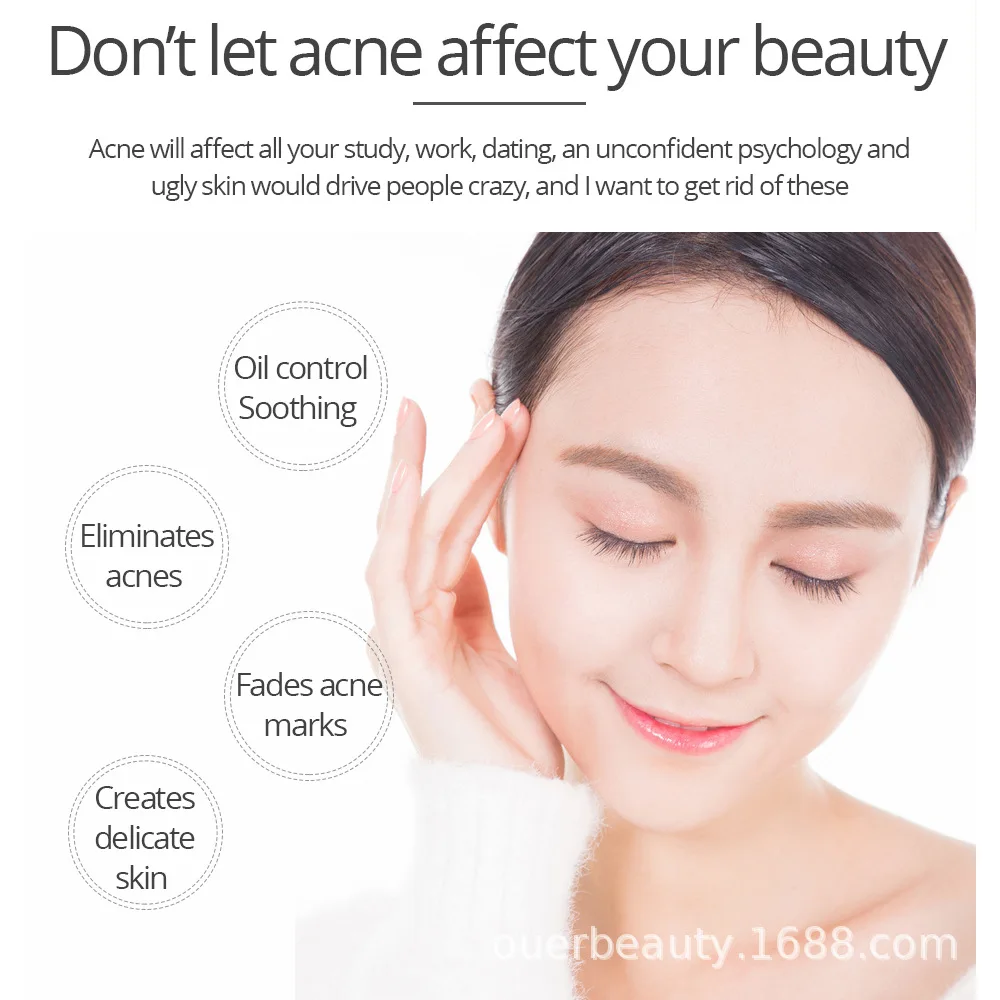 VIBRANT GLAMOUR Tea Tree Anti-Acne Serum Acne Scar Treatment To Print Anti-wrinkle Essence Oil-control Shrink Pores | Красота и