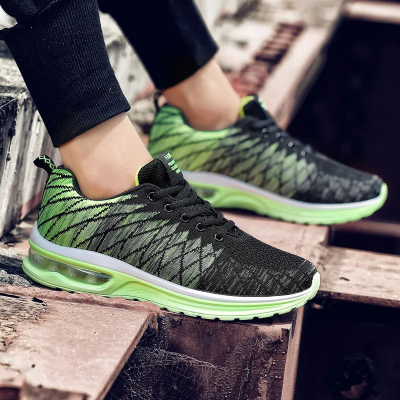 2019 Casual Shoes Men Sneakers Big Size 46 Male Footwear For Summer Mesh Breathable Sports Fashion Trainers RMC-057-2 | Обувь