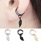 Серьги-каффы женские в виде листьев, 1 шт.