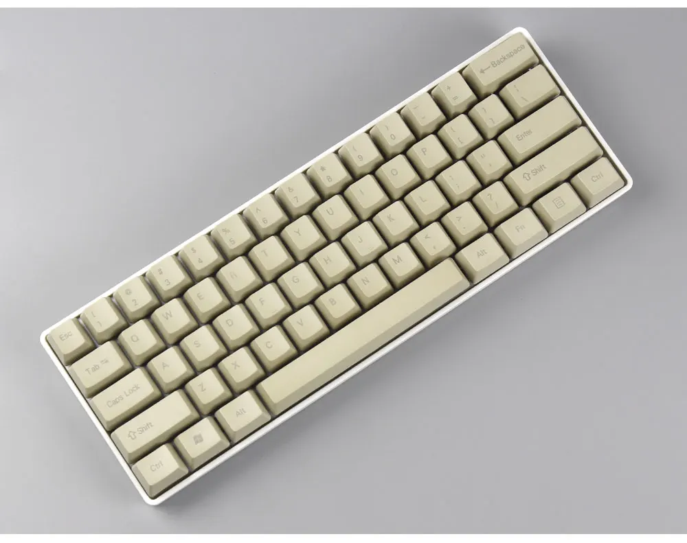 Боковая печать 60 OEM профиль толстые pbt брелки смешанные цвета для mx Переключатель механическая клавиатура GH60 покер 61