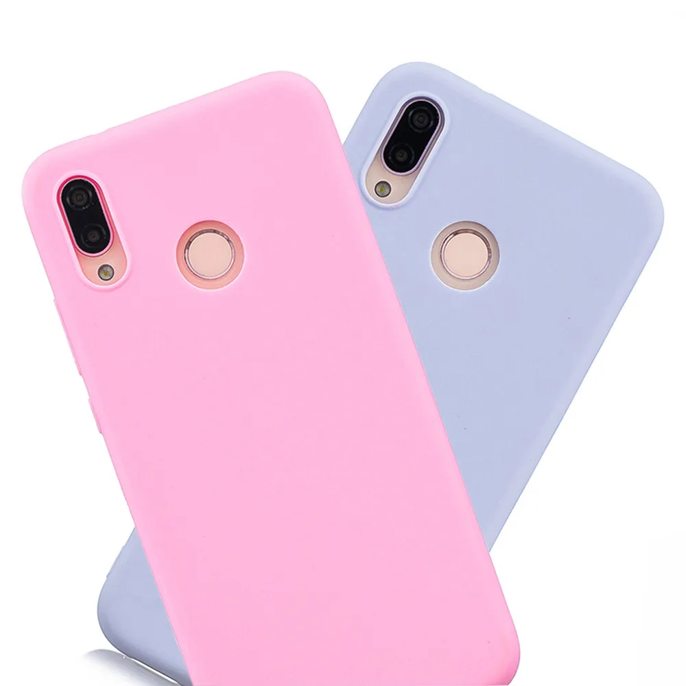 Чехол карамельного цвета для Huawei P40 Lite P30 P20 Pro Mate 20 Y6 Y9 Y7 P Smart 2019 Honor 10i 8A 8X 10 9 lite 9X