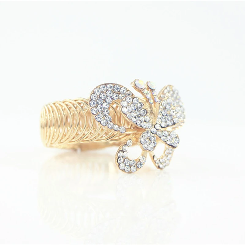 Новый Индийский Браслеты Хрустальная Бабочка с подвесками инкрустация CZ Циркон