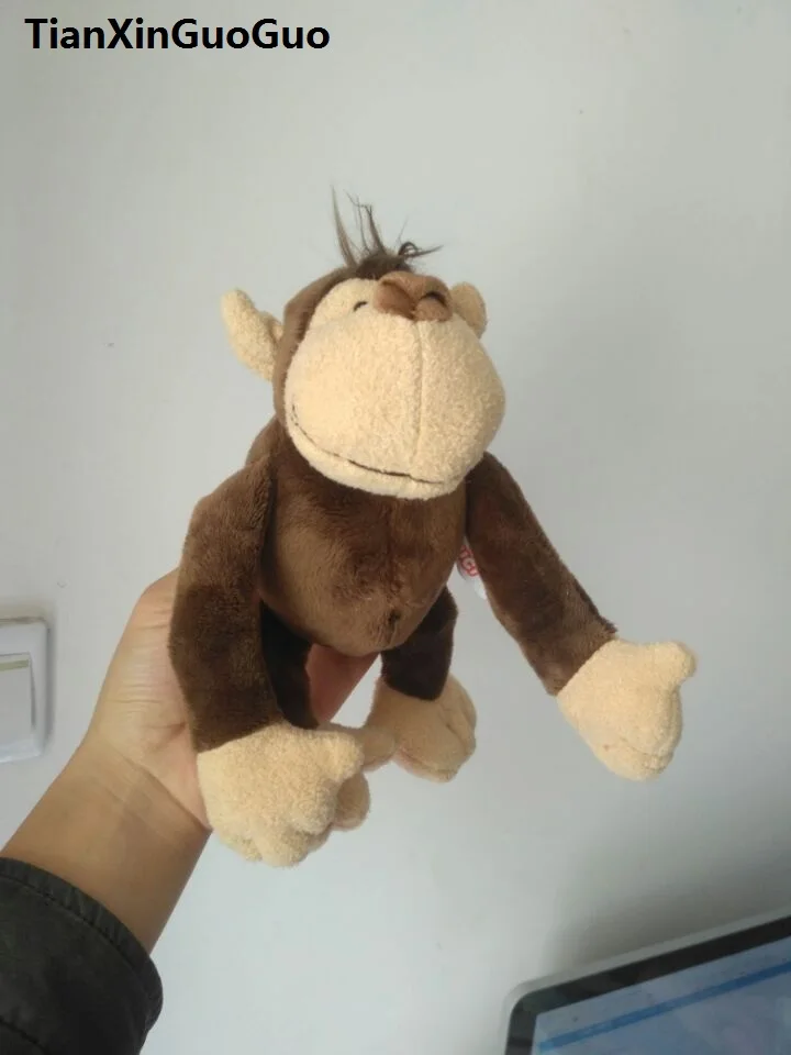 

lovely 25cm cartoon jungle monkey plush toy soft doll Christmas gift b2588