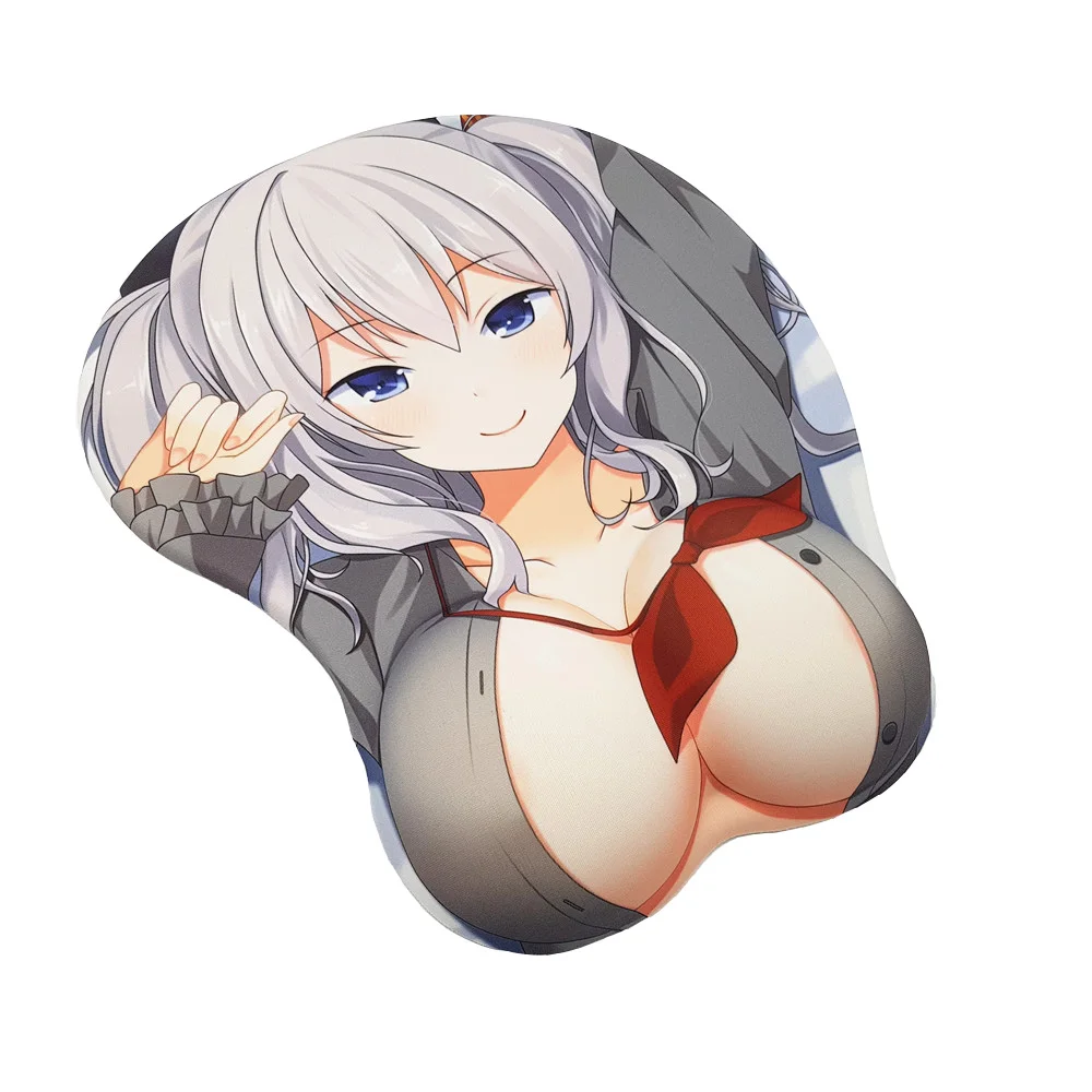 Kantai Collection-Касима аниме 3D Oppai коврик для мыши подставка запястья | Компьютеры и