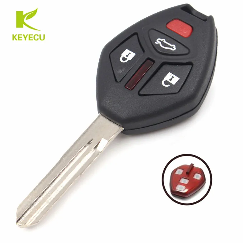 Брелок KEYECU с 4 кнопками без ключа OEM дистанционный брелок 313 8 МГц ID46 чип для 2006 2007