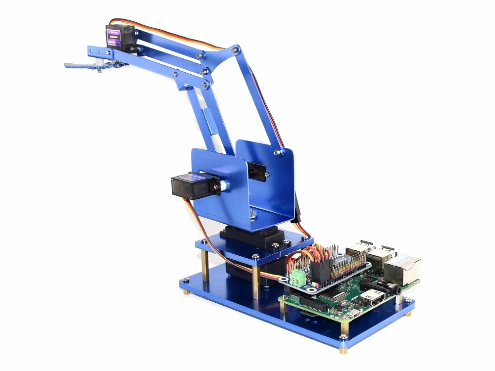 Металлическая рукоятка робота для Pi (для европы) Raspberry 4 DOF легкое управление