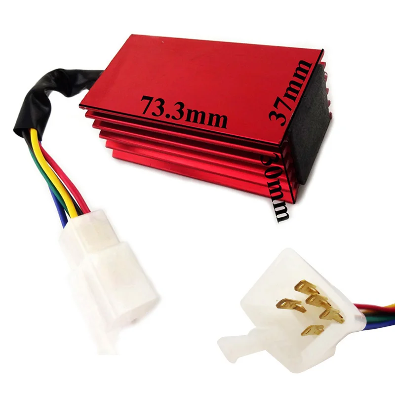 Xljoy красный 5 pin гоночный CDI+ GY6 гонки катушки зажигания для Honda XR CRF 50cc 110cc 125cc двигателя мотоцикла Dirt Pit Bike