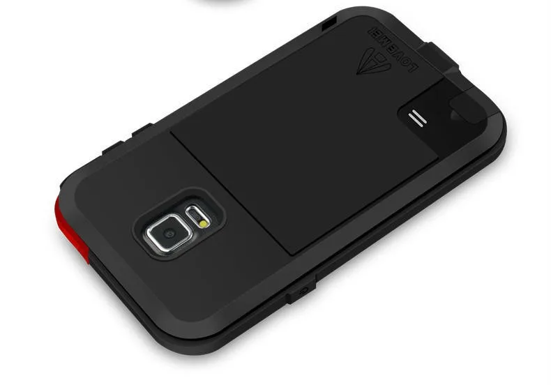 Водонепроницаемый чехол для Samsung Galaxy Note 4 N9100 N910F чехол противоударный основа dropproof металлический Алюминий крышка