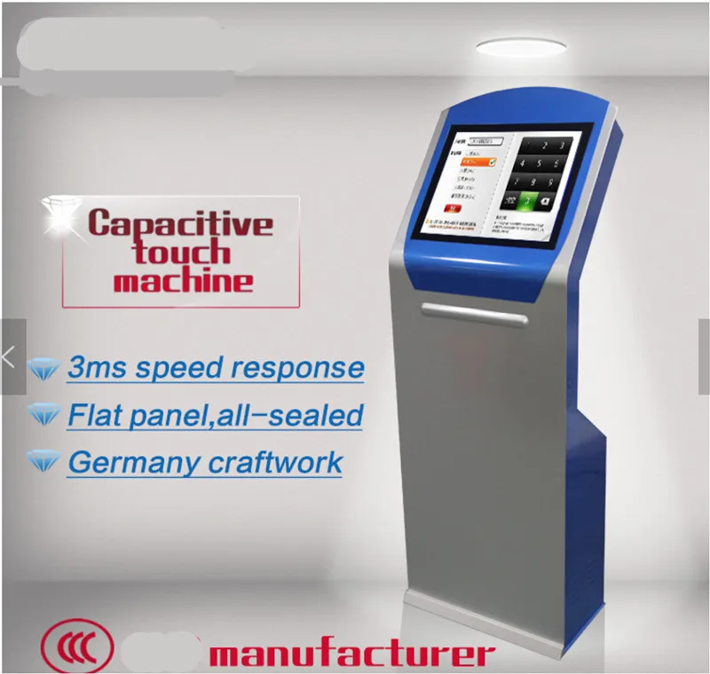 

19 inch brilliant quality multi touch screen information kiosk