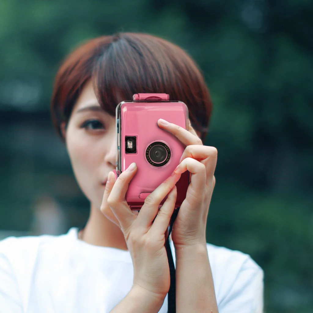 Instax Mini розовая Камара Ins тупая мгновенная камера Одноразовая Câmera 135