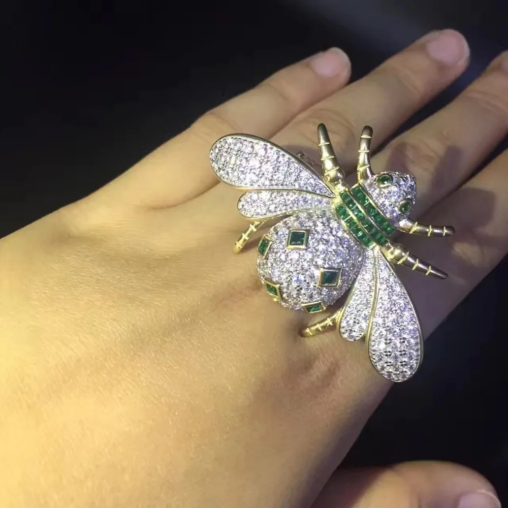 Высококачественная брошь с насекомым Пчелой булавки кулон двойного назначения