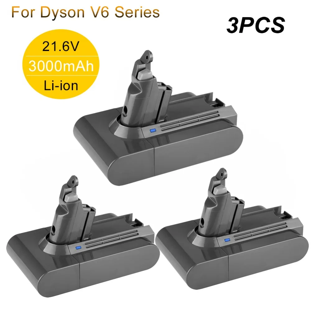 Сменные Аккумуляторы для пылесосов Dyson V6 DC58 DC59 DC62 DC74 SV03 SV05 SV06 SV07 SV09 3