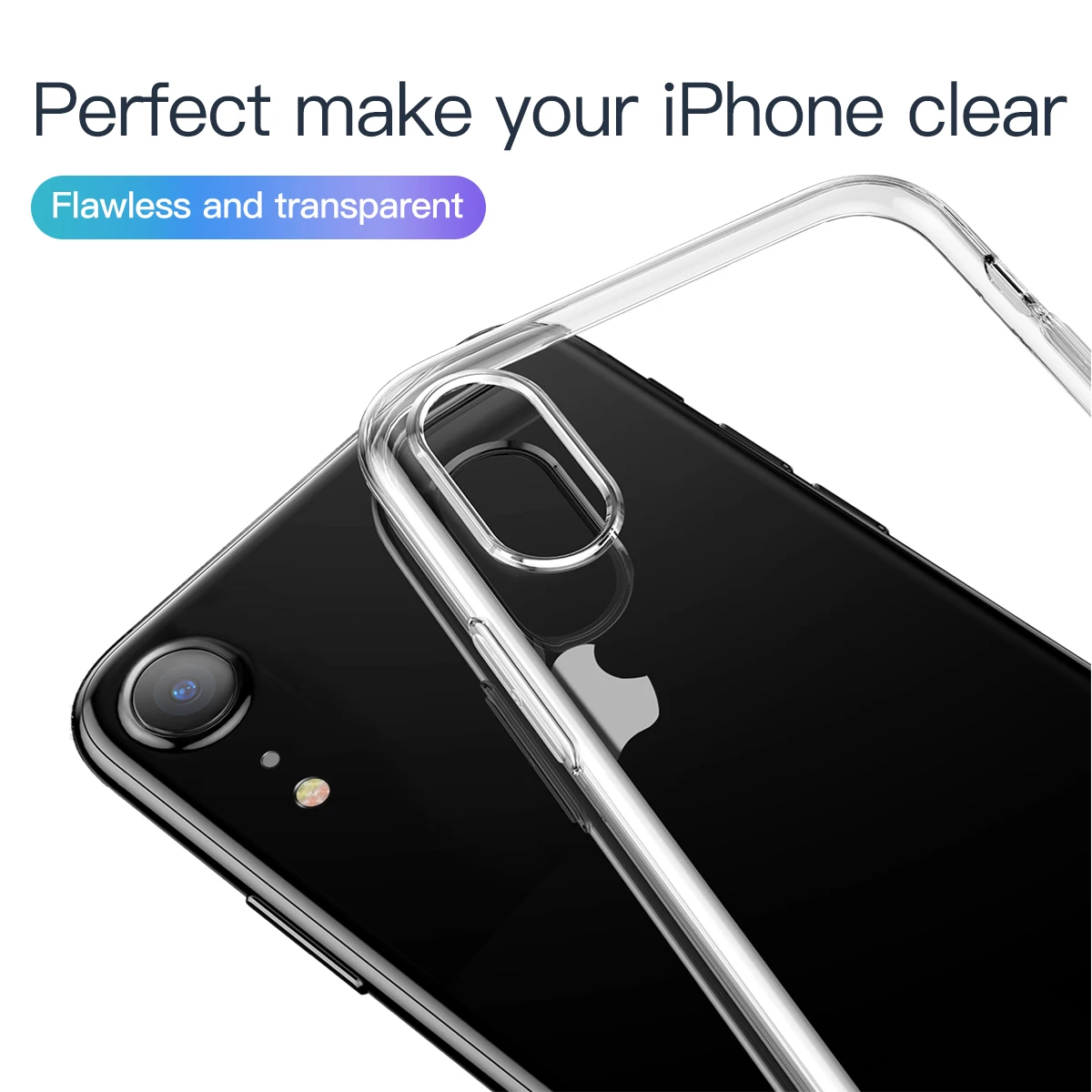BASEUS original Simplicity Series for iPhone XR case luxury TPU Case transparent 6.1 inch |
