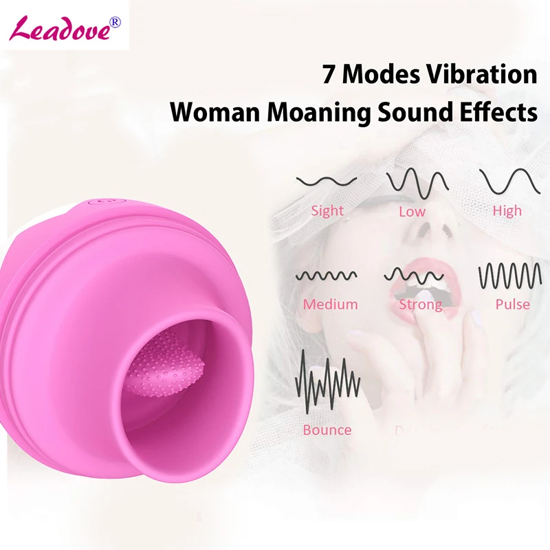 7 Режимов нагрева вибрации секс яйцо язык лизание клитор сосание сосков G spot